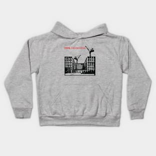 civil engineering, buildings, crane, engineer text Kids Hoodie